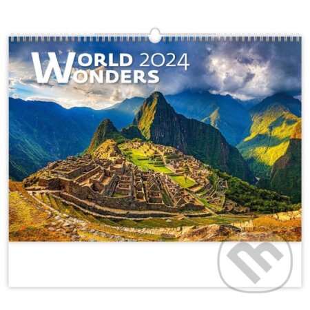 Kalendář nástěnný 2024 - World Wonders, Helma365, 2023