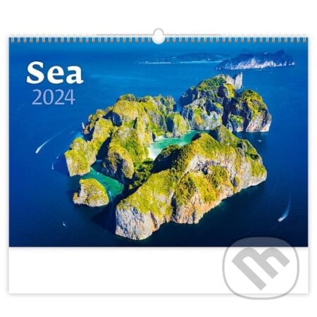Kalendář nástěnný 2024 - Sea, Helma365, 2023