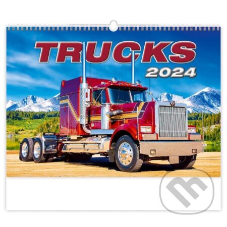 Kalendář nástěnný 2024 - Trucks, Helma365, 2023