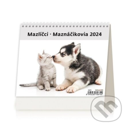 Kalendář stolní 2024 - MiniMax Mazlíčci/Maznáčikovia, Helma365, 2023