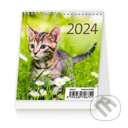 Kalendář stolní 2024 - Mini Kittens, Helma365, 2023