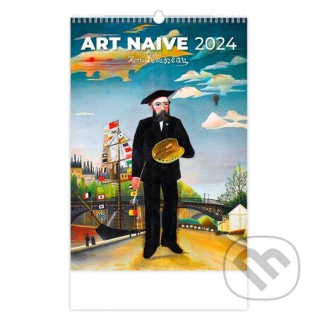 Kalendář nástěnný 2024 - Art Naive - Henri Rousseau, Helma365, 2023