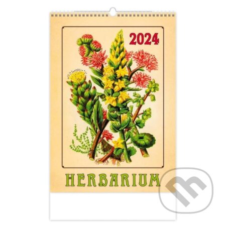 Kalendář nástěnný 2024 - Herbarium, Helma365, 2023