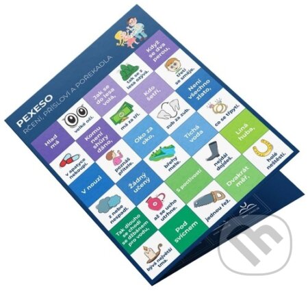 Rčení, přísloví a pořekadla (Pexeso) - hra z kategorie Vzdělávací hry