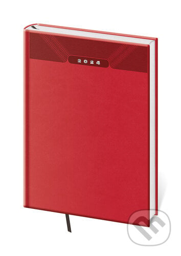 Diář 2024 denní A5 Print Classic - červená, Helma, 2023