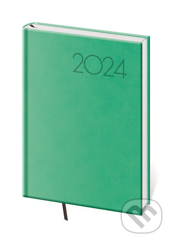 Diář 2024 týdenní A5 Print Pop - světle zelená, Helma, 2023