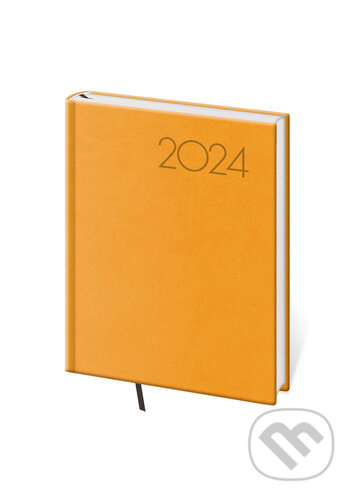Diář 2024 denní B6 Print Pop - žlutá, Helma, 2023