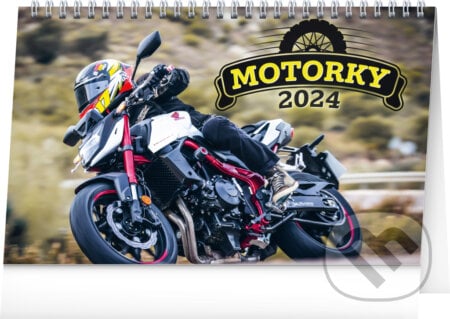 Stolní kalendář Motorky 2024, Notique, 2023