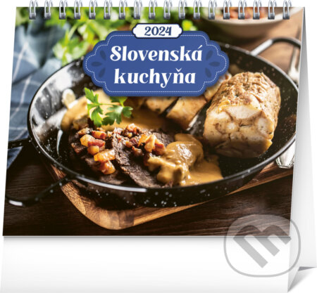 Stolový kalendár Slovenská kuchyňa 2024, Notique, 2023