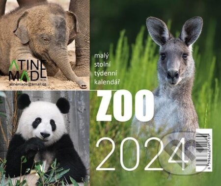 Kalendář 2024: Zoo, stolní, týdenní, Almatyne, 2023