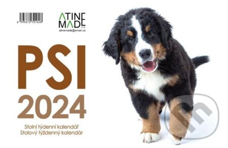 Kalendář 2024: Psi, stolní, týdenní, Almatyne, 2023