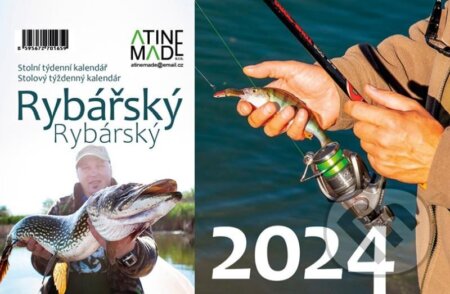 Kalendář 2024: Rybářský, stolní, týdenní, Almatyne, 2023