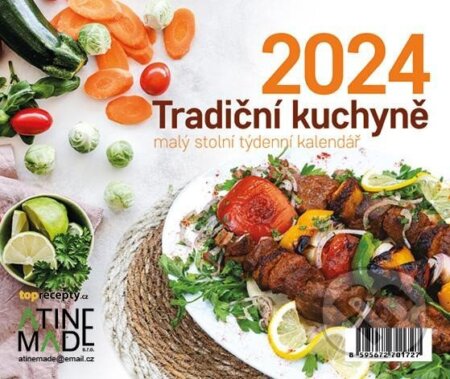 Kalendář 2024: Tradiční kuchyně, stolní, týdenní, Almatyne, 2023