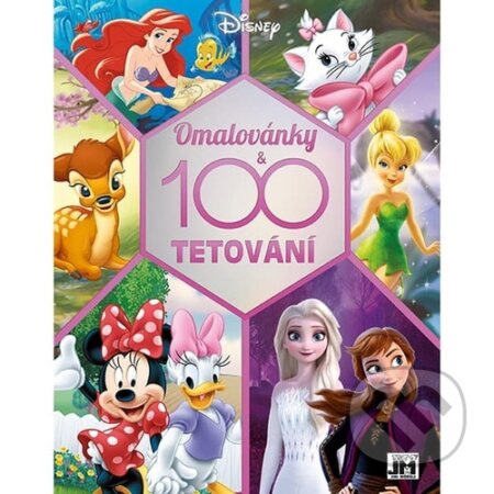 Omalovánky & 100 tetování Disney holky, Jiří Models, 2023