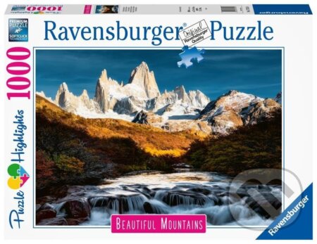 Dechberoucí hory - Mount Fitz Roy, Patagonie, Ravensburger, 2023