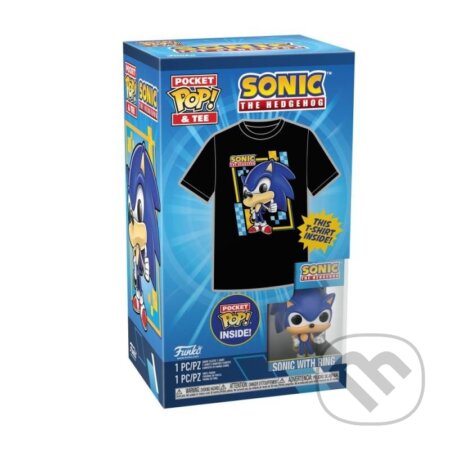 Funko pocket POP & Tee: Sonic (velikost L)