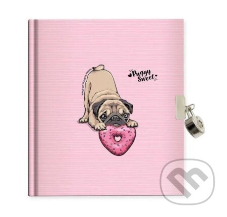 Zápisník se zámkem Puggy
