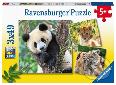 Panda, tygr a lev, Ravensburger, 2023
