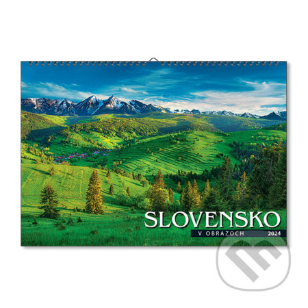 Nástenný kalendár Slovensko v obrazoch 2024, Spektrum grafik, 2023