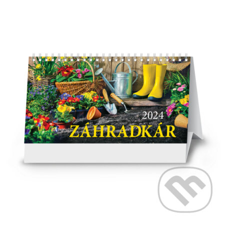 Stolový kalendár Záhradkár 2024, Spektrum grafik, 2023