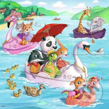 Zvířátka a vodní plavidla - puzzle z kategorie 15 - 60 dílků