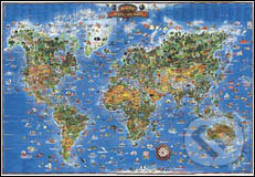 Detská mapa sveta, Slovart, 2001