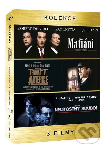 Kolekce: Mafiáni, Tenkrát v Americe, Nelítostný souboj - Martin Scorsese, Sergio Leone, Michael Mann, Magicbox, 2015