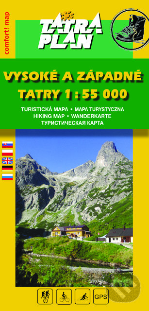 Vysoké a Západné Tatry 1:55 000, TATRAPLAN