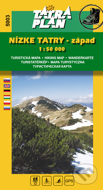 Nízke Tatry - západ 1:50 000, TATRAPLAN, 2017