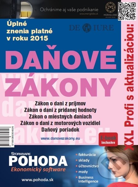 E-kniha: Daňové zákony 2015 (Autorský kolektív)