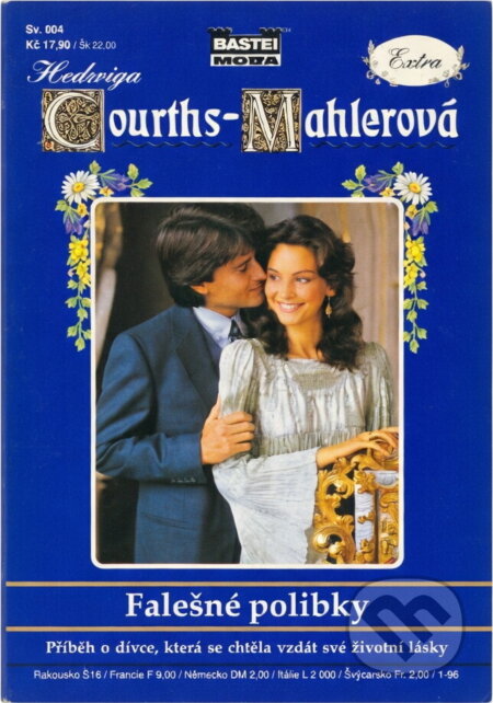 Kniha: Falešné polibky (Hedwig Courths-Mahler). Moba, 1996