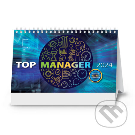 Stolový kalendár Top manager 2024, Spektrum grafik, 2023
