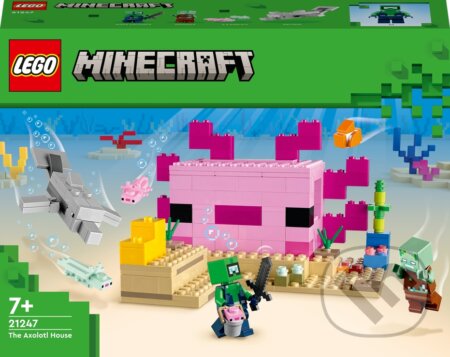 LEGO® MINECRAFT® 21247    tDom axolotlov, LEGO, 2023