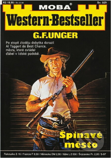 Kniha: Špinavé město (Gert F. Unger). Moba, 1997