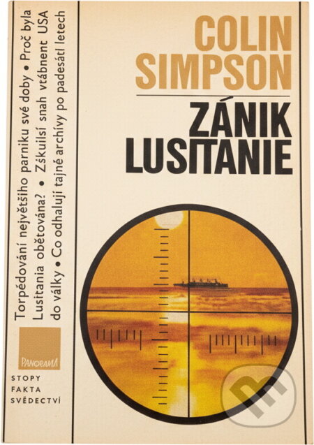 Kniha: Zánik Lusitanie (Colin Simpson). , 1978