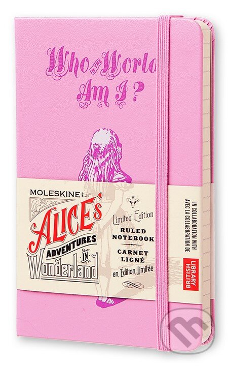 Moleskine – Alica v krajine zázrakov/Alenka v říši divů ružový zápisník, Moleskine, 2015