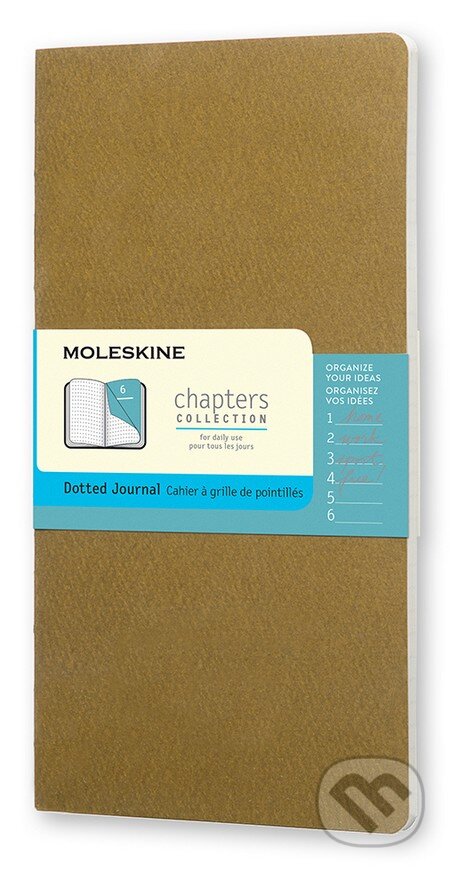 Moleskine – Chapters žltohnedý zápisník, Moleskine, 2015