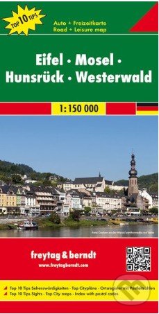Eifel – Mosel – Hunsrück – Westerwald 1:150 000, freytag&berndt, 2017