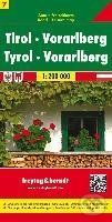 Tirol, Vorarlberg 1:200 000, freytag&berndt, 2020