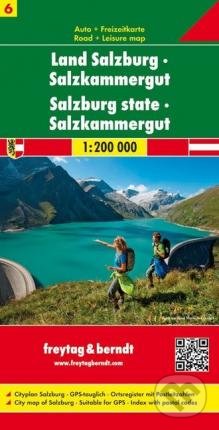 Land Salzburg, Salzkammergut 1:200 000, freytag&berndt