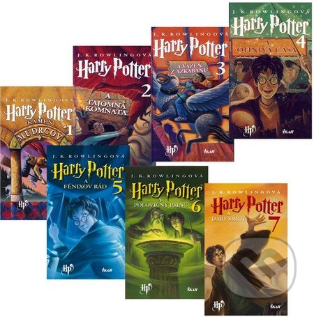 Harry Potter - kolekcia (Knihy 1-7) - J.K. Rowling, Ikar