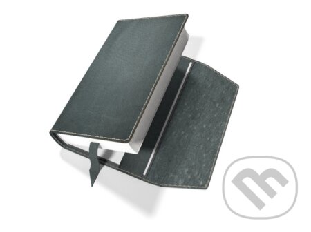 Variabilný obal so záložkou: Šedá semiš