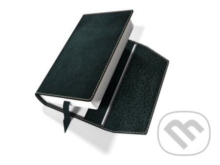 Variabilný obal so záložkou (Čierna kovová semiš/matná)