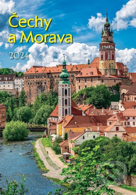Kalendář  nástěnný 2024 Čechy a Morava, BB/art, 2023