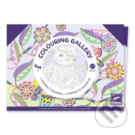 Veľké maľovanky: Vtáky (3 plagáty) - hra z kategorie Vzdělávací hry