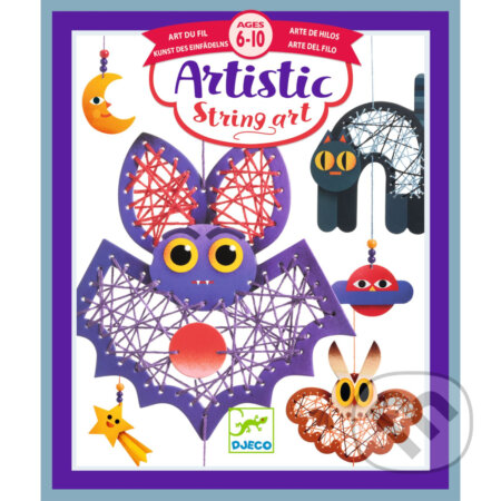 Artistic String art: Noc (tkanie) - hra z kategorie Vzdělávací hry