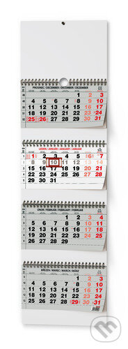 Čtyřměsíční skládaný kalendář 2024 - nástěnný kalendář, Baloušek, 2023