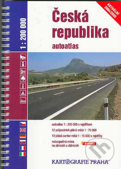 Česká repubublika autoatlas, Kartografie Praha, 2004