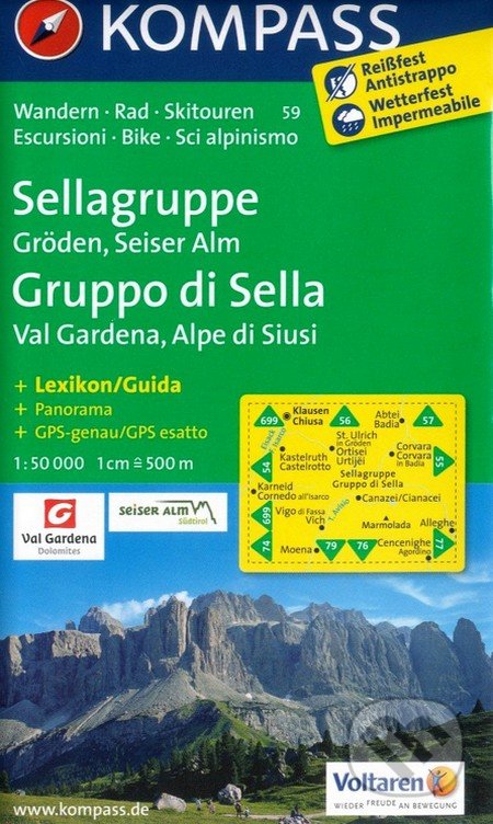 Sellagruppe/Gruppo di Sella, Kompass, 2012