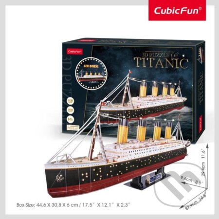 Puzzle 3D LED - Titanic, EPEE, 2023